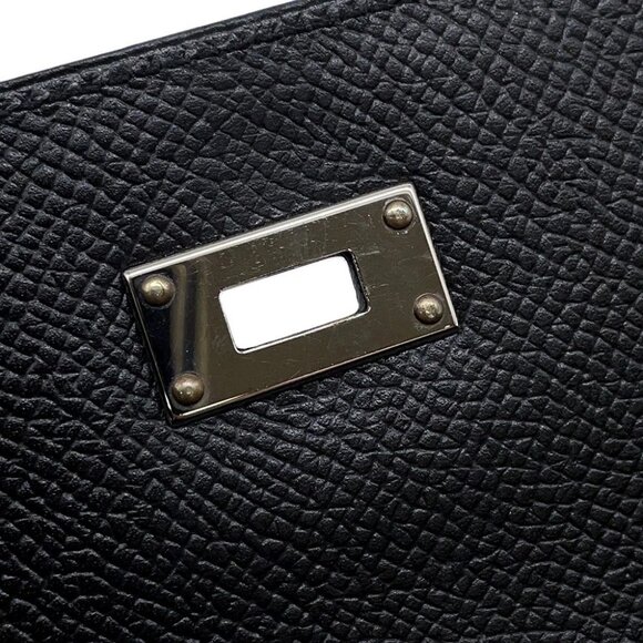 HERMES Kelly wallet Epsom Black - Picture 7 of 13